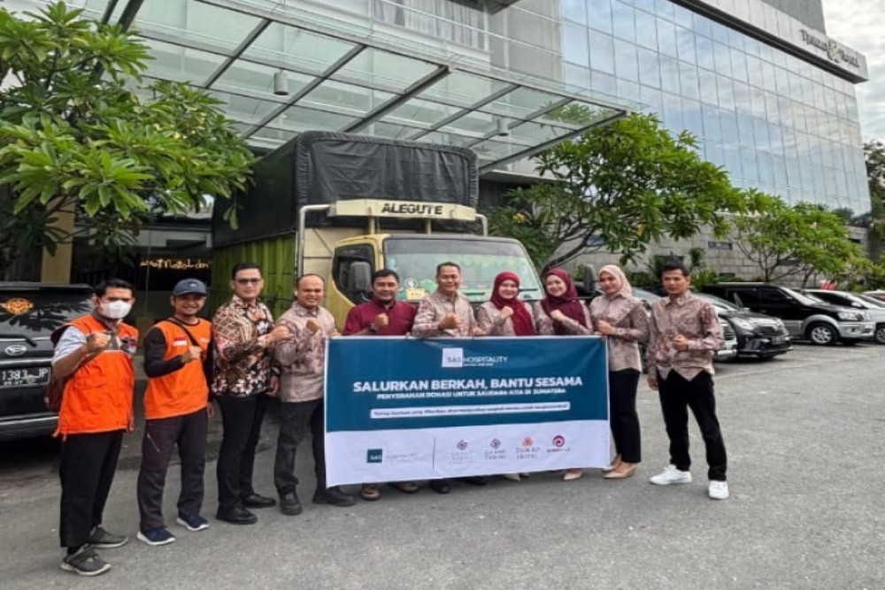 SAS Hospitality Beri Donasi Rp51,5 Juta untuk Korban Bencana Sumatera