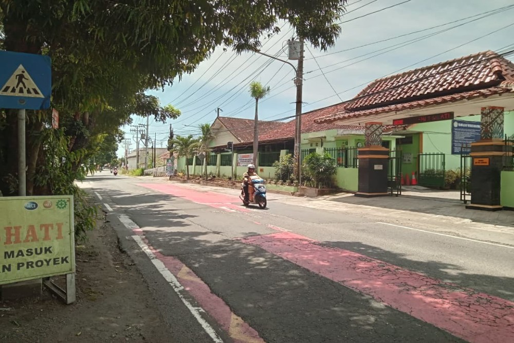 ZoSS SMPN 1 Mlati Rusak, Dishub Sleman Tunda Perbaikan