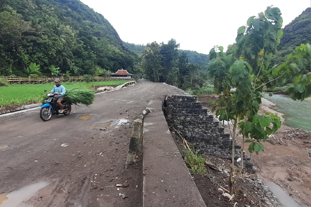 Perbaikan Permanen Jalan Wunut Bantul Ditarget Akhir 2027