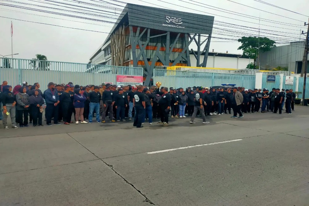 Eks Pekerja Sritex Datangi PN Niaga Tuntut Hak
