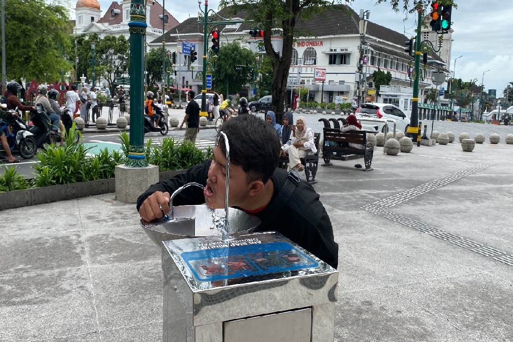 Keran Air Siap Minum Aktif Lagi di Malioboro, Ini Titik Lokasinya