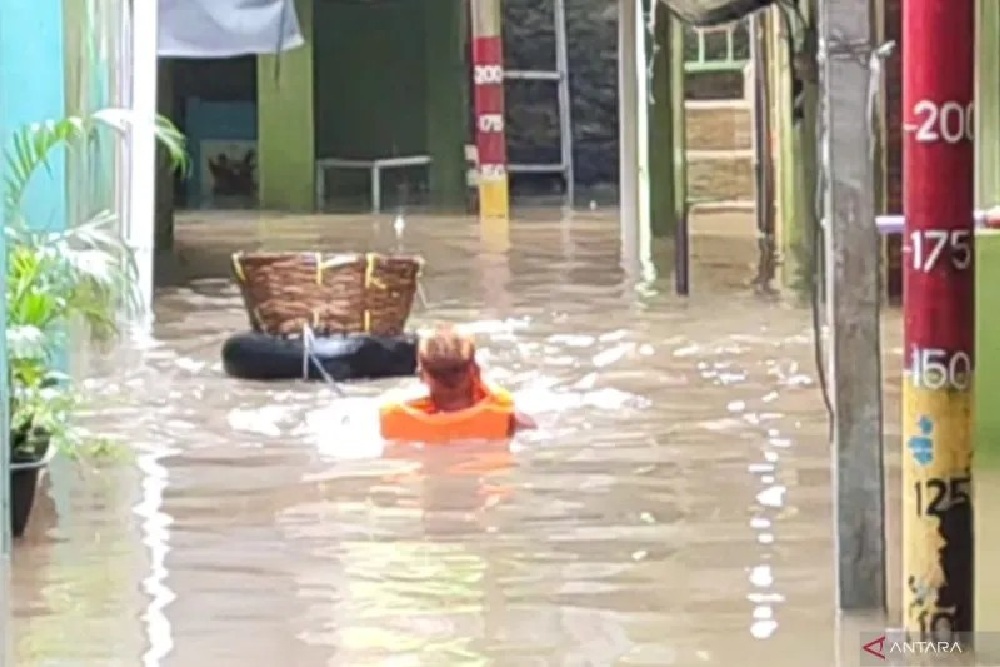 Banjir Kiriman Ciliwung Rendam Kebon Pala Jakarta