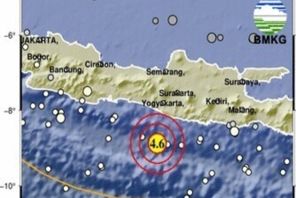 Gempa Magnitudo 4,6 Guncang Gunungkidul, Warga DIY Rasakan Getaran