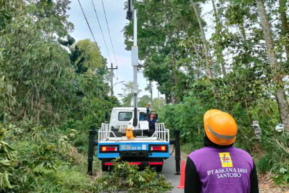 Angin Kencang Melanda DIY, PLN Pulihkan 21 Penyulang Utama