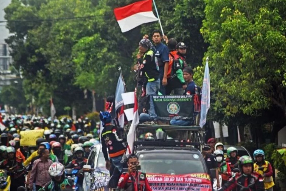 Ojol Tuntut THR Wajib, Skema BHR Dinilai Tak Adil