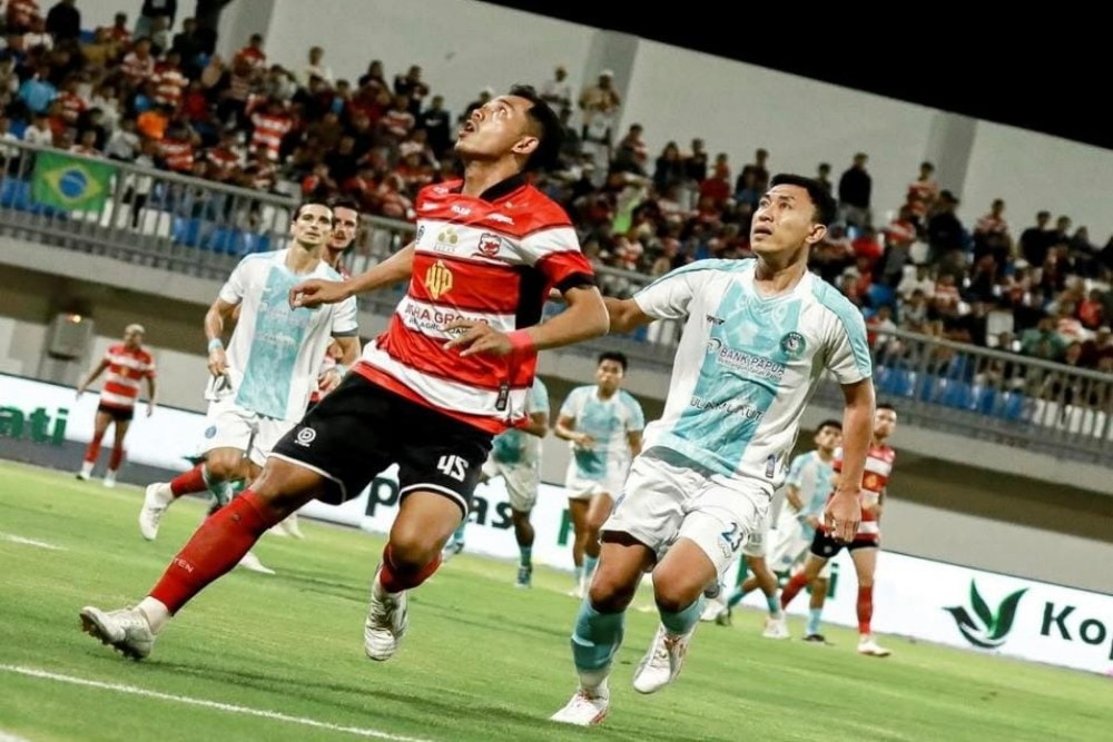 Madura United Ditahan PSBS Biak 0-0 di Pekan Ke-19 Super League