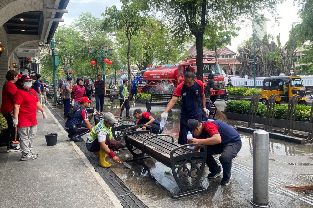 Jogja Berhati Nyaman Selaras dengan Gerakan Kerja Bakti Massal