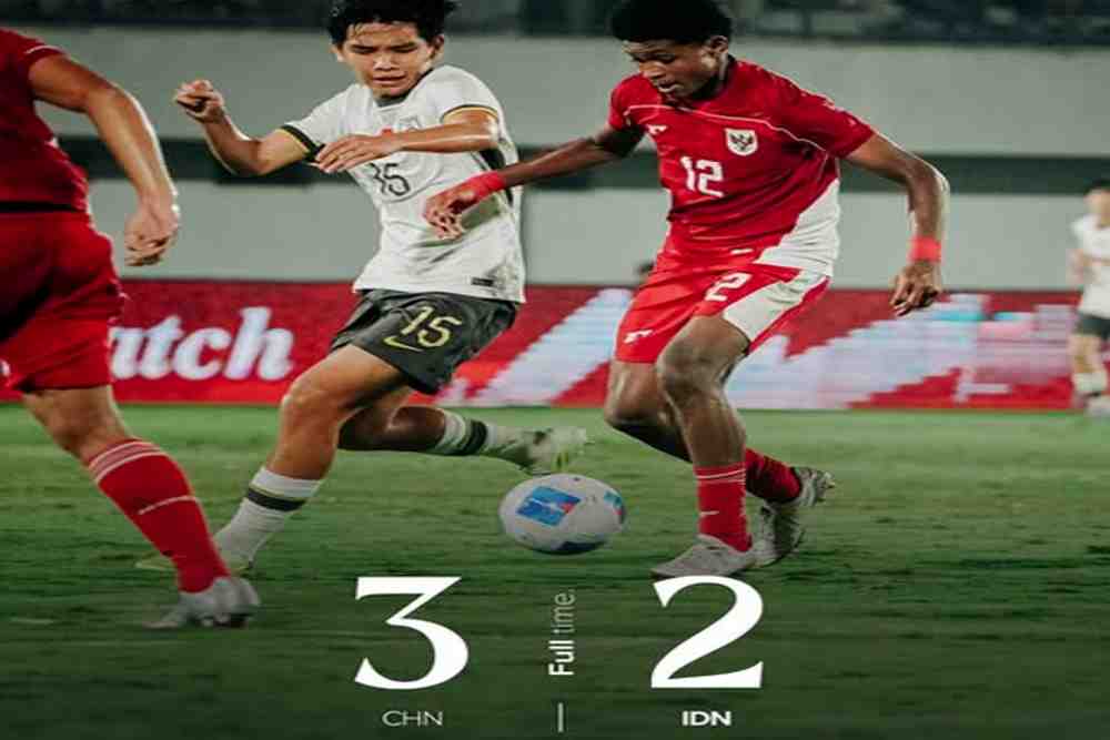 Timnas U17 Tumbang 2-3 dari China