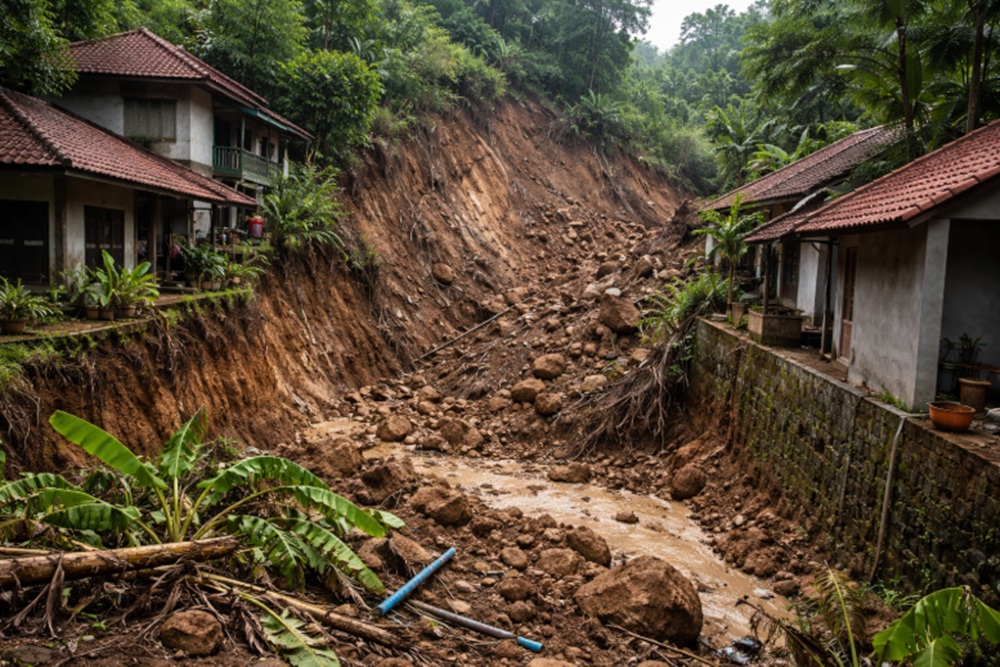 28 Daerah Jateng Masuk Zona Rawan Longsor Tinggi