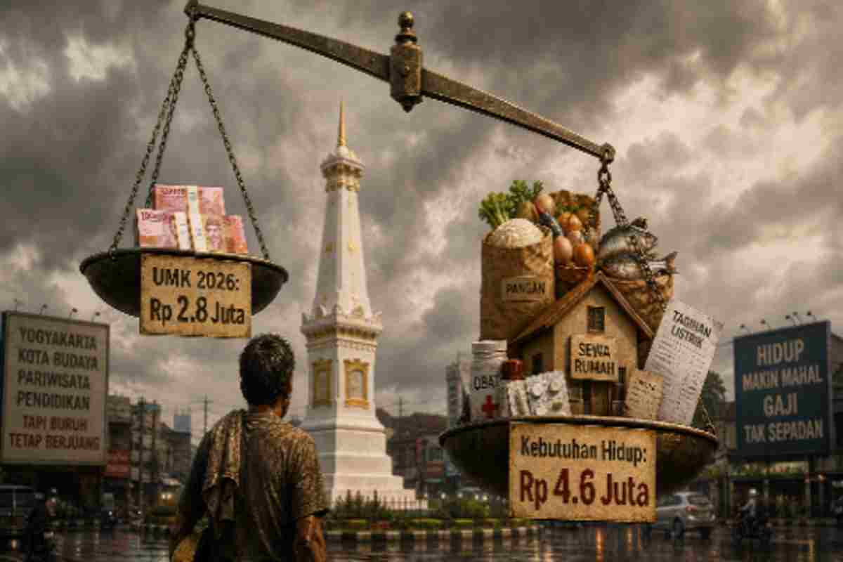 Andalin Gaji UMR Jogja Cukup untuk Hidup? Rincian Realistis di 2026