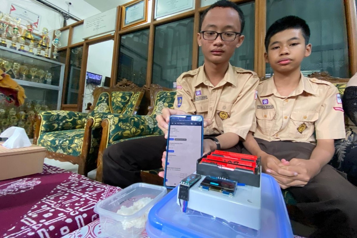 Detektor MBG Karya Siswa SMPN 1 Turi Mampu Kenali Makanan Basi