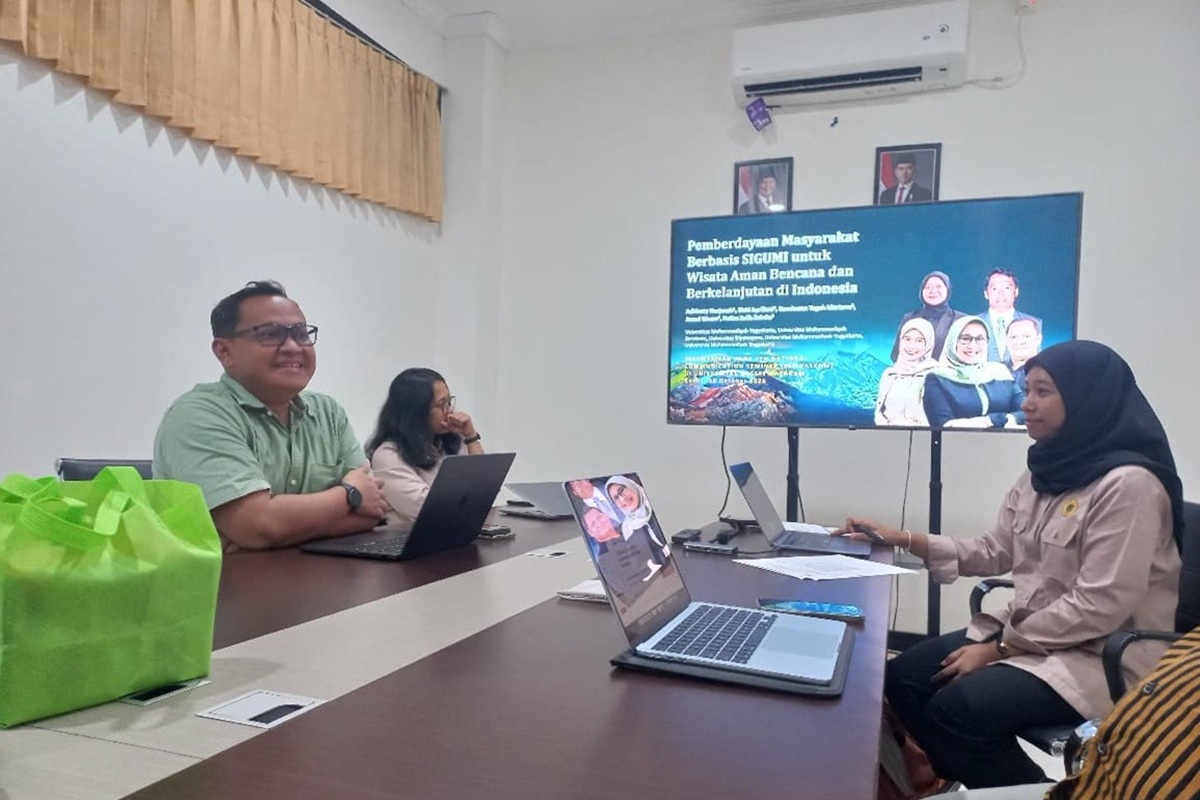 Tim Riset Muhammadiyah Kenalkan Aplikasi Sigumi untuk Mitigasi Bencana