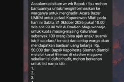Nama Kapolresta Sleman Dicatut untuk Mobilisasi Massa Rans Carnival, Ini Kata Polisi