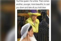 Tatapan Jutek Ratu Elizabeth ke Meghan Markle Tertangkap Kamera