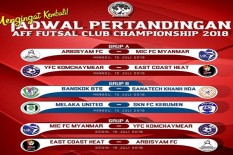 AFF Futsal Club Champhionship 2018 : 8 Tim Futsal di Asia Tenggara Ambil Bagian