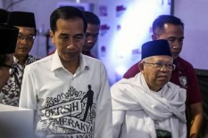 SURVEI TERBARU: Elektabilitas Jokowi-Ma'ruf  Ungguli Prabowo-Sandiaga