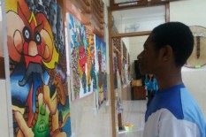 150 Lukisan Siswa SMAN 10 Jogja Dipamerkan
