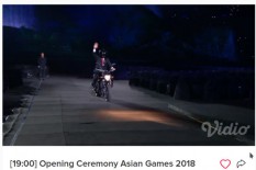 Bahas Lagi Soal Video Pembukaan Asian Games, Jokowi Ingin Boncengkan Iriana, tapi Tak Ada Stuntwoman