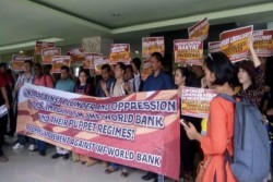 Konferensi Masyarakat Sipil Penolak IMF dan Bank Dunia di Bali Dibubarkan Paksa Polisi