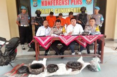 Kawanan Pencuri Alat Berat Lintas Provinsi Diringkus Polres Gunungkidul