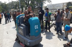 Mantap! Malioboro Setiap Hari Bakal Dipel dengan Alat Ini
