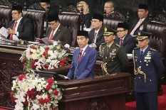 Merah Putih Jadi Latar Pidato Kenegaraan Presiden 