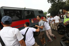 Diduga Akan Demonstrasi saat Pidato Presiden, Sekawanan Orang Diamankan. Ini Foto-Fotonya ...