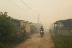 Kabut Asap, Jarak Pandang di Pekanbaru Hanya 700 Meter
