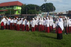 566 Siswa SD Muhammadiyah Pakel Estafet Hafalan Al-Qur'an