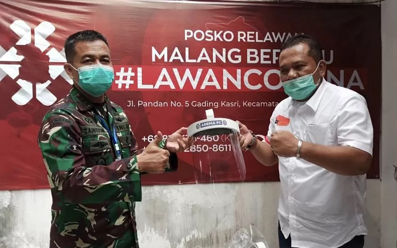 Pandemi Corona, Arema Bantu APD untuk Wilayah Malang