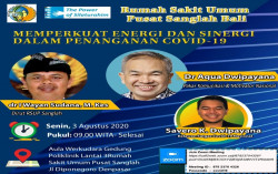 Duet Bapak-Anak Berikan Motivasi di Webinar Penanganan Covid-19