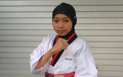 Santri Pesantren Raudhatul Jannah Juara III Kejurnas Taekwondo Virtual