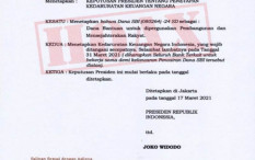 Jokowi Terbitkan Keppres Keuangan Negara Sedang Darurat, Benarkah?