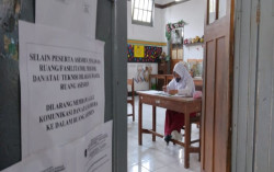 ASPD di Kota Jogja: Selesai Mengerjakan Soal, Siswa Langsung Menuju Kendaraan Penjemputan  