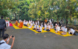 38 Umat Buddha Ikut Upassata Manggala Krida di Candi Borobudur