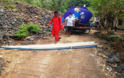 Keluarga Isolasi Mandiri di Gunungkidul Jadi Prioritas Penyaluran Air Bersih