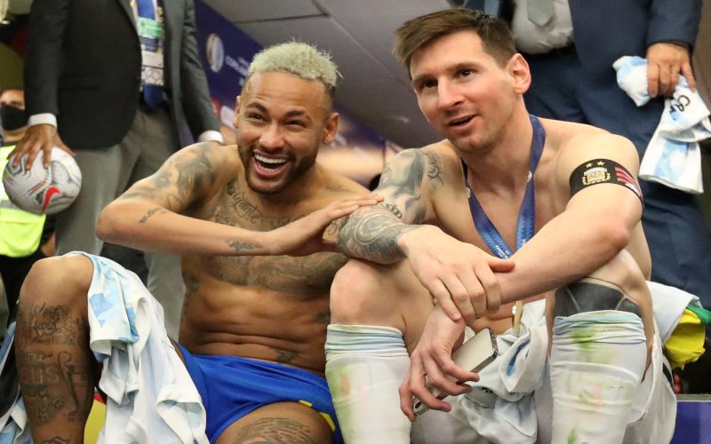Begini Potret Tangis serta Tawa Lionel Messi & Neymar di Copa America 2021