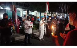 Ajak Bangkit, Pengusaha Malioboro Gelar Aksi Penyalaan Lilin dan Doa Bersama