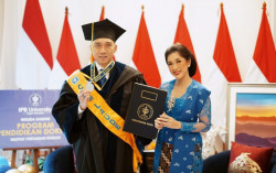 Ibas Yudhoyono Bergelar Doktor Manajemen Bisnis IPB dengan IPK 4,0