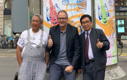 Karya Seniman Alumnus ISI Jogja Tersebar Sepanjang 2,4 Km di Kota Basel Swiss