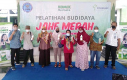 Beri Pelatihan Budidaya Jahe Merah, Komix Herbal & BNN Berdayakan Masyarakat Jogja