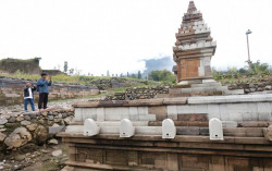 Situs Liyangan di Lereng Gunung Sindoro Direstorasi