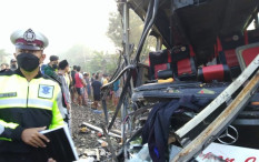 Begini Kronologi Kecelakaan Bus Pariwisata Tertabrak Kereta Api di Tulungagung