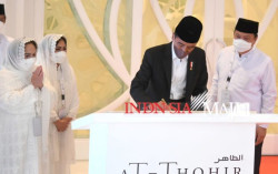 Presiden Berharap Masjid At-Thohir Dimanfaatkan untuk Tingkatkan Wawasan Keislaman
