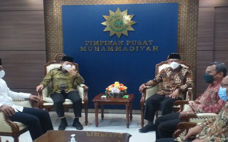 Ketum PPP Temui Haedar Nashir di PP Muhammadiyah, Ini yang Dibahas..  