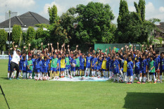 100 Anak Ikuti AFC Grassroots Day 2022 di Lapangan Kenari Jogja