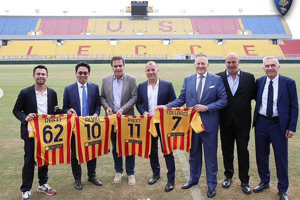 Grup Emtek (EMTK) Borong 10 Persen Saham Klub Promosi Seri A US Lecce