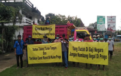 Tambang Ilegal di Kali Progo Merajalela, Warga Demo Minta Sultan Turun Tangan
