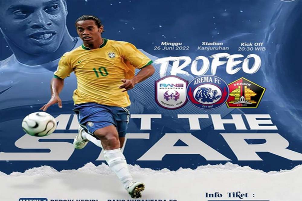 Ronaldinho Perkuat Rans Nusantara di Laga Trofeo, Ini Harga Tiketnya