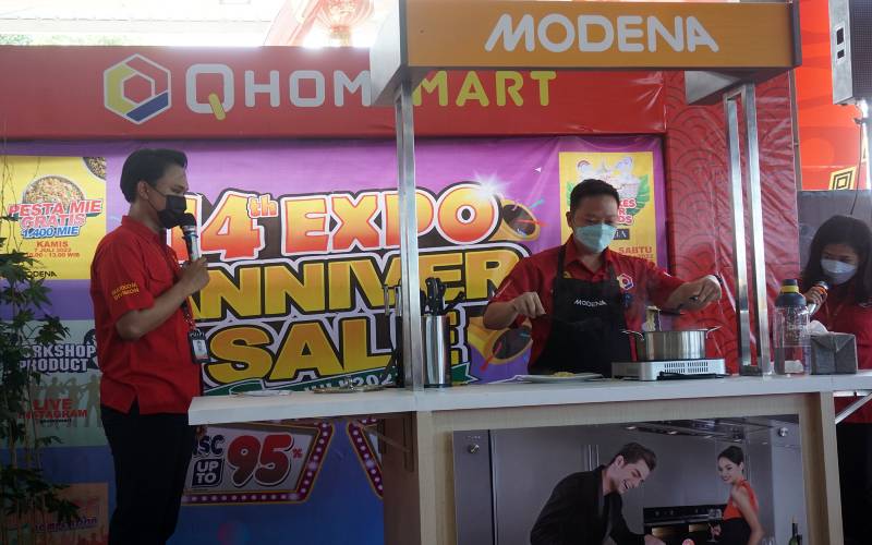 Pesta Mie Gratis Terbanyak Qhomemart 14th Anniversale